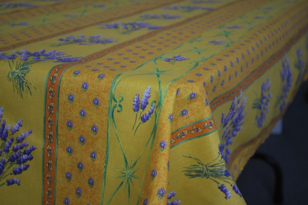 Le Cluny - Tablecloth Lavender Yellow - Belle De Provence