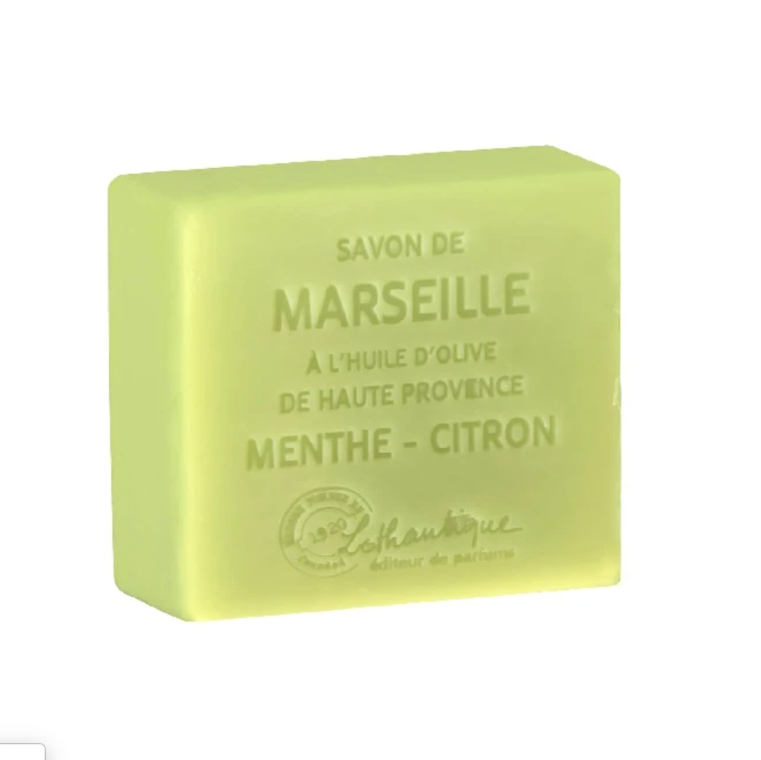 Savon De Marseille Mint-Lemon 100g Soap - Belle De Provence