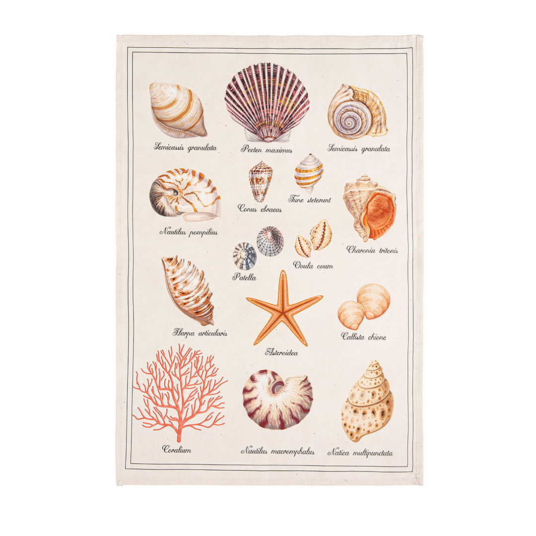 Coucke - Tresors de la Mer Tea Towel