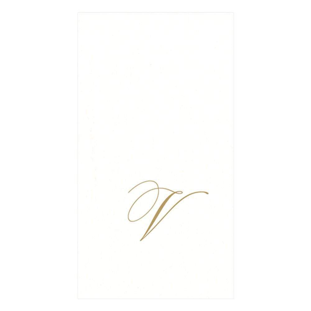 Initial Paper Linen Guest Towel - Belle De Provence