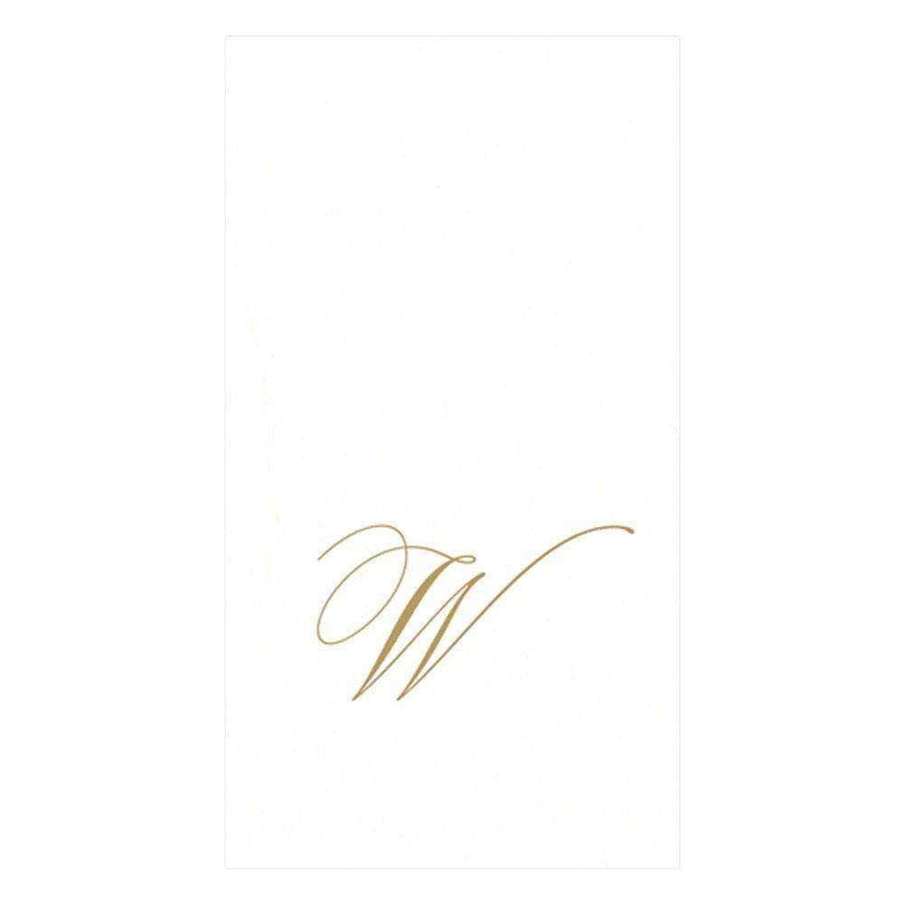 Initial Paper Linen Guest Towel - Belle De Provence