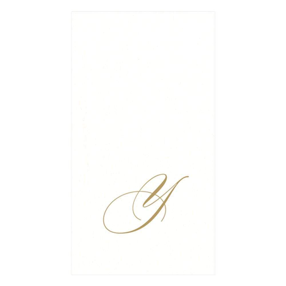 Initial Paper Linen Guest Towel - Belle De Provence