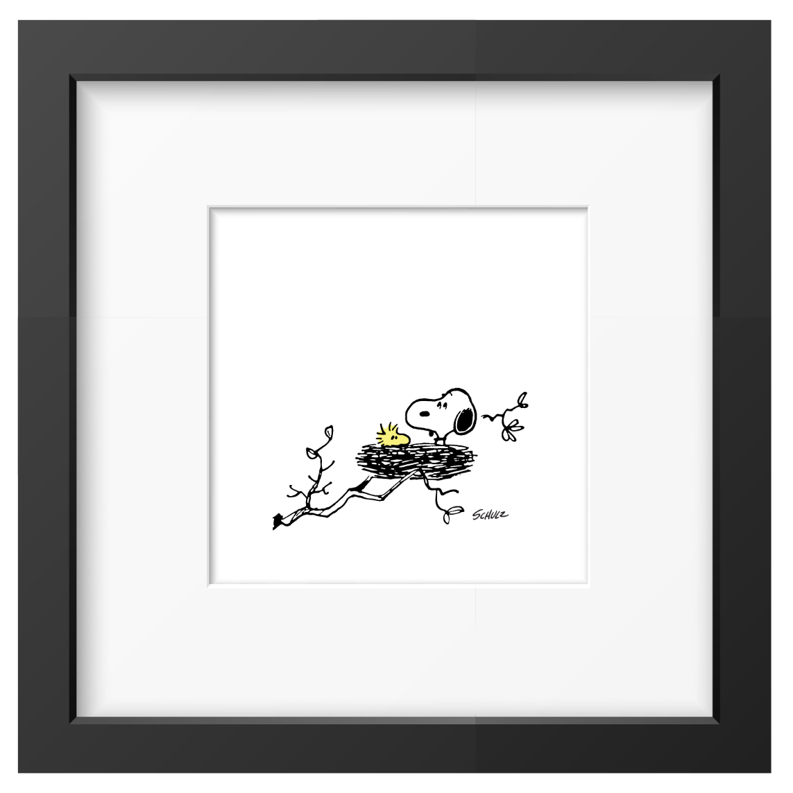 Magpie - Peanuts Nest Framed Print Handmade